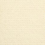 vidaXL Voile d'ombrage 160 g/m² Crème 5x5 m PEHD