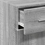 vidaXL Buffet sonoma gris 30x42 5x93 cm bois d'ingénierie