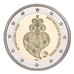 2 euros commémorative Portugal 2016 - Jeux Olympiques de Rio de Janeiro.