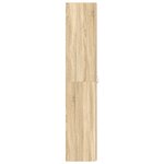 vidaXL Meuble à chaussures Chêne Sonoma 80x35 5x180 cm Bois d'ingénierie