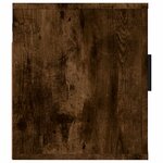 vidaXL Meuble TV mural Chêne fumé 40x34 5x40 cm