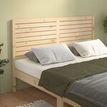 vidaXL Tête de lit 156x4x100 cm Bois massif de pin