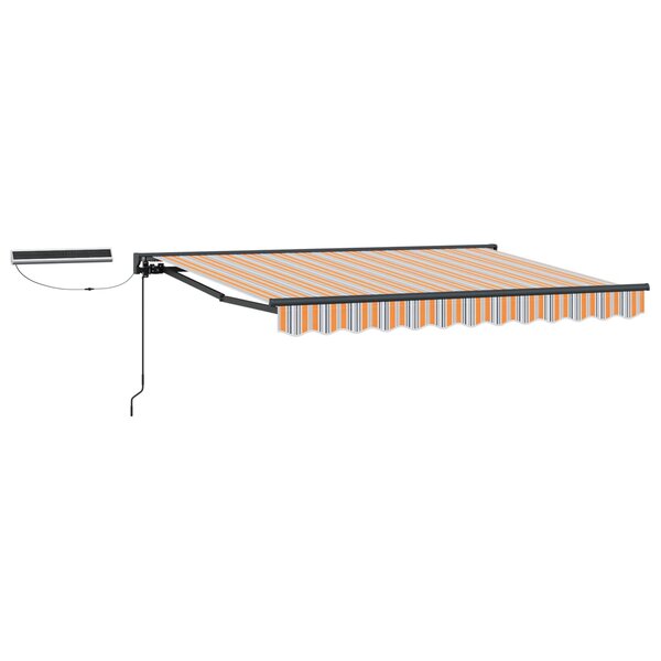 vidaXL Auvent rétractable électrique 3 x 2 5 m