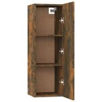 vidaXL Ensemble de meubles TV 5 Pièces Chêne fumé Bois d'ingénierie
