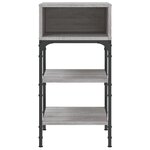 vidaXL Tables de chevet 2 Pièces sonoma gris 35x34 5x70cm bois ingénierie
