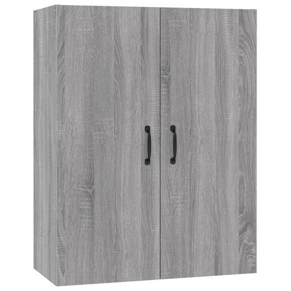vidaXL Armoire suspendue Sonoma gris 69 5x34x90 cm Bois d'ingénierie