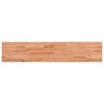 vidaXL Étagère murale 100x20x1 5 cm bois massif de hêtre
