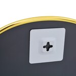 vidaXL Miroir mural Doré 30x25 cm