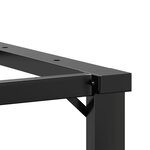 vidaXL Pieds de table basse cadre en O 60x50x38 cm acier