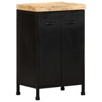 vidaXL Buffet 47x35x76 cm Bois de manguier brut