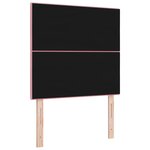 Tête de lit LED vidaXL Rose 80 cm Velours