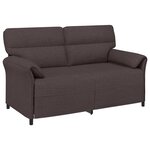 vidaXL Canapé 100  polyester  cadre en métal  MDF  Contreplaqué