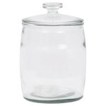 vidaXL Pots de conservation en verre avec couvercle 2 Pièces 3850 ml