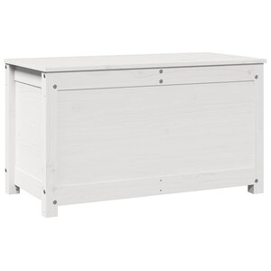 vidaXL Boîte de rangement Blanc 80x40x45 5 cm Bois massif de pin