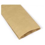 Sac kraft haute résistance blanc simple épaisseur 100 g/m² 18x44x8 cm (lot de 250)