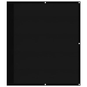vidaXL Écran de balcon noir 120x800 cm 100  polyester oxford