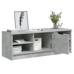vidaXL Meuble TV Gris béton 102x35 5x36 5 cm Bois d'ingénierie