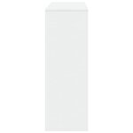 vidaXL Cloison de séparation blanc 100x33x94 5 cm bois d'ingénierie