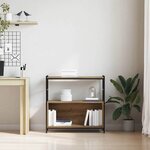 vidaXL Étagère chêne artisanal 80 x 30 x 78.5 cm Bois d'ingénierie