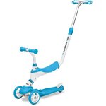 MONDO Trottinette On and Go Scribble 5 en 1 - Bleu