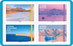 Carnet de 12 timbres - Océans - Lettre verte