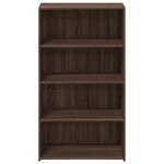 vidaXL Buffet haut chêne marron 70x41x124 cm bois d'ingénierie