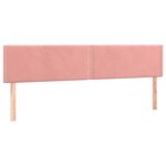 vidaXL Sommier à lattes de lit avec matelas Rose 200x200 cm Velours