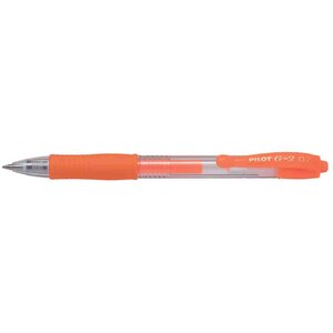 Stylo à encre gel G2 07 Néon  orange néon x 12 PILOT