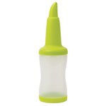 Bouteille verseuse de bar professionnelle verte - 1 08 l -  - plastique1 08100 x100x340mm