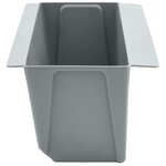 vidaXL Caisses à fleurs pour palettes Euro 12 Pièces Gris clair