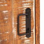 vidaXL Table de chevet Marron Bois massif de récupération