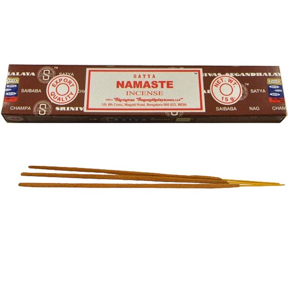 Encens namaste - 15 grammes environ 15 bâtonnets