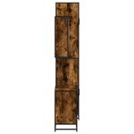 vidaXL Ensemble de meubles de salle de bain 3 Pièces Chêne fumé