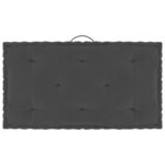 vidaXL Coussins de plancher de palette 6 Pièces Anthracite Coton