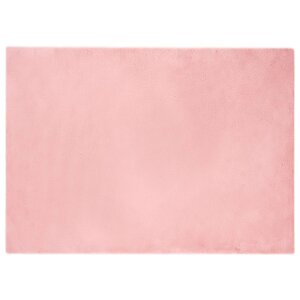 vidaXL Tapis en Fourrure Synthétique de Lapin Olite Rose 240 x 340 cm