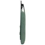 vidaXL Tête de lit suspendue Avec lumière LED Vert Mer Velours
