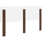 vidaXL Tête de lit Chêne brun 180 cm Bois d'ingénierie