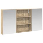 vidaXL Ensemble de Meubles de Salle de Bain 3 Pièces 100 x 10 5 x 50 cm