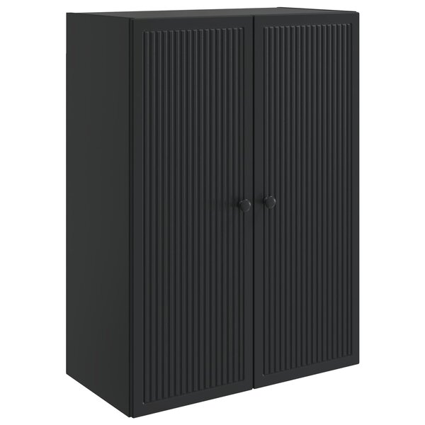 vidaXL Armoire Murale Noir 66 x 34 5 x 90 cm Bois d'ingénierie
