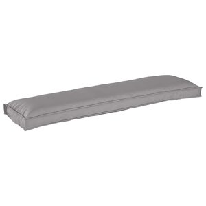vidaXL Coussin Gris 150 x 40 x 8 cm Tissu Oxford