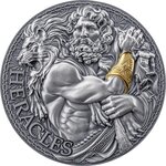 Pièce de monnaie en Argent 2000 Francs g 62.2 (2 oz) Millésime 2025 Great Greek Mythology HERACLES