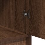 Buffet vidaXL Marron Chêne 40x41x75 cm Bois d'ingénierie