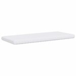 vidaXL Matelas en mousse enfants blanc 80x160 cm 7 zones dureté 20 ILD