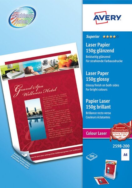 Papier photo laser A4 150 g/m²