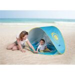 LUDI Tente de plage et piscine pour bébé - en tissu avec protection UV 50 - des 10 mois