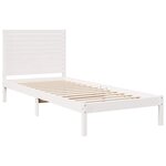 vidaXL Cadre de lit extra long sans matelas 90x220 cm bois massif