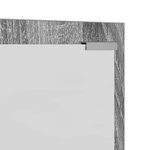 vidaXL Porte-manteau mural Montage mural Gris sonoma 100 x 10 x 100 cm