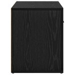 vidaXL Cabinet de chevet Chêne noir 60 x 36 x 45 cm Bois d'ingénierie