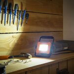 Smartwares lampe de travail à led sur support 15x19 5x4 5 cm orange