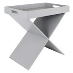 Table d'appoint croisillons avec plateau amovible